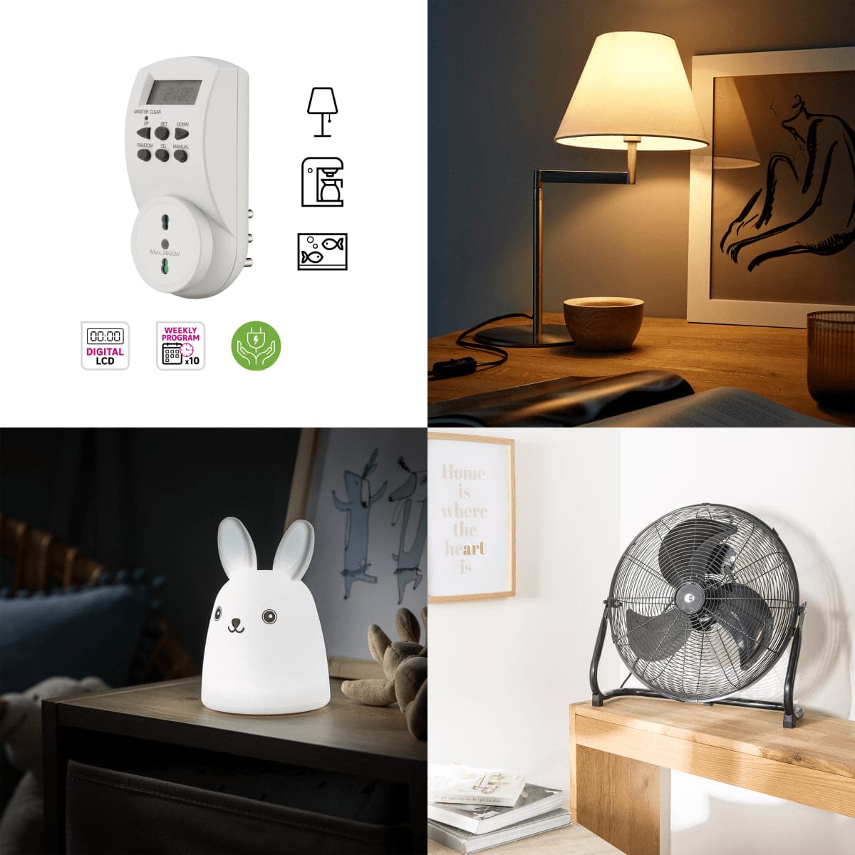 DIGITAL INDOOR TIMER - best price from Maltashopper.com BR420007535