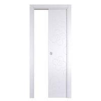 SLIDING DAPHNE DOOR INT. 80X210 WHITE LACQUERED