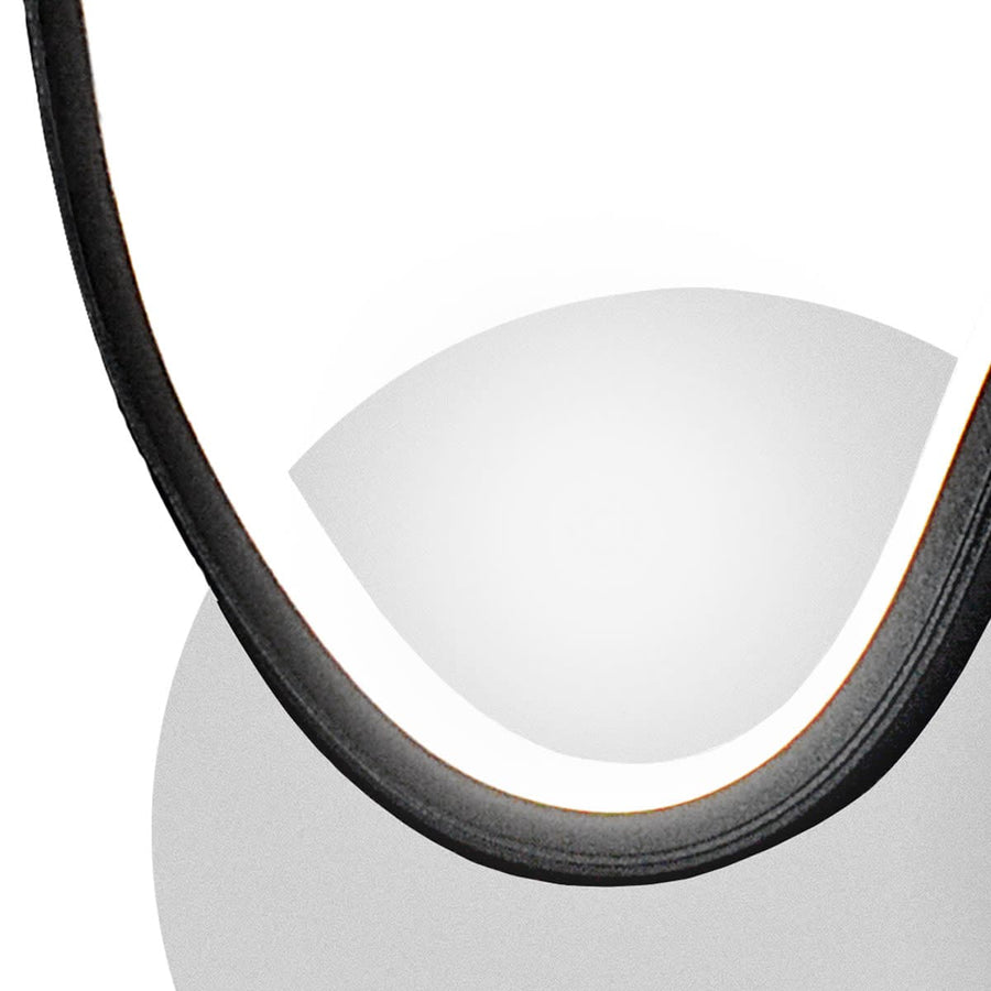 WALL LIGHT RACHEL ALUMINIUM BLACK 13X30CM LED 12W CCT - best price from Maltashopper.com BR420007387