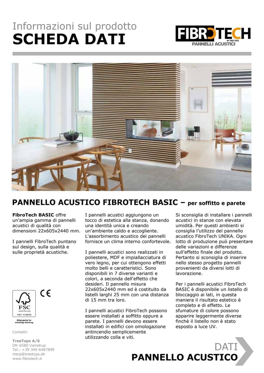 Bricocenter PAN 22 MM LIGHT OAK DECORATIVE ACOUSTIC INSULATION