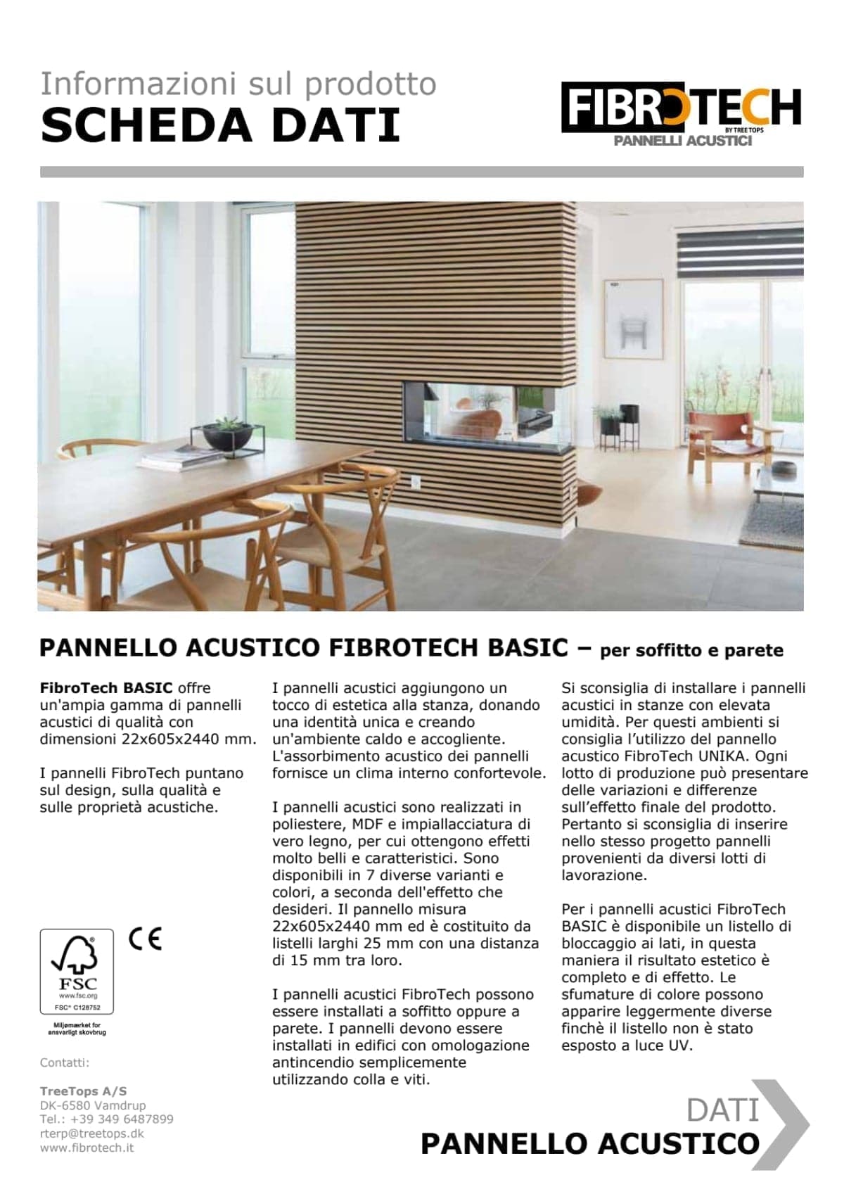 Bricocenter PAN 22 MM OILED OAK DECORATIVE ACOUSTIC INSULATION