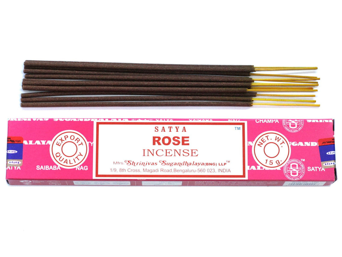 Satya Incense 15gm - Rose - best price from Maltashopper.com ISATYA-09