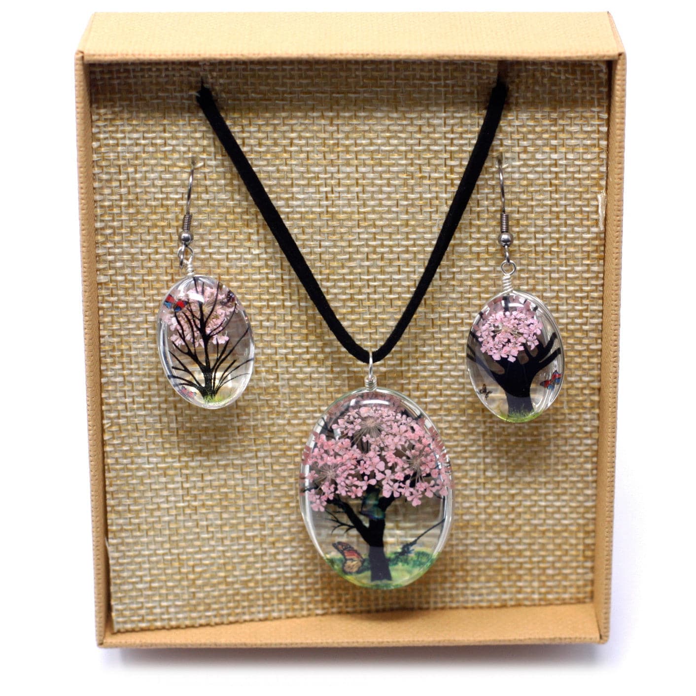 Pressed Flowers - Tree of Life set - Pink - best price from Maltashopper.com PFJ-02