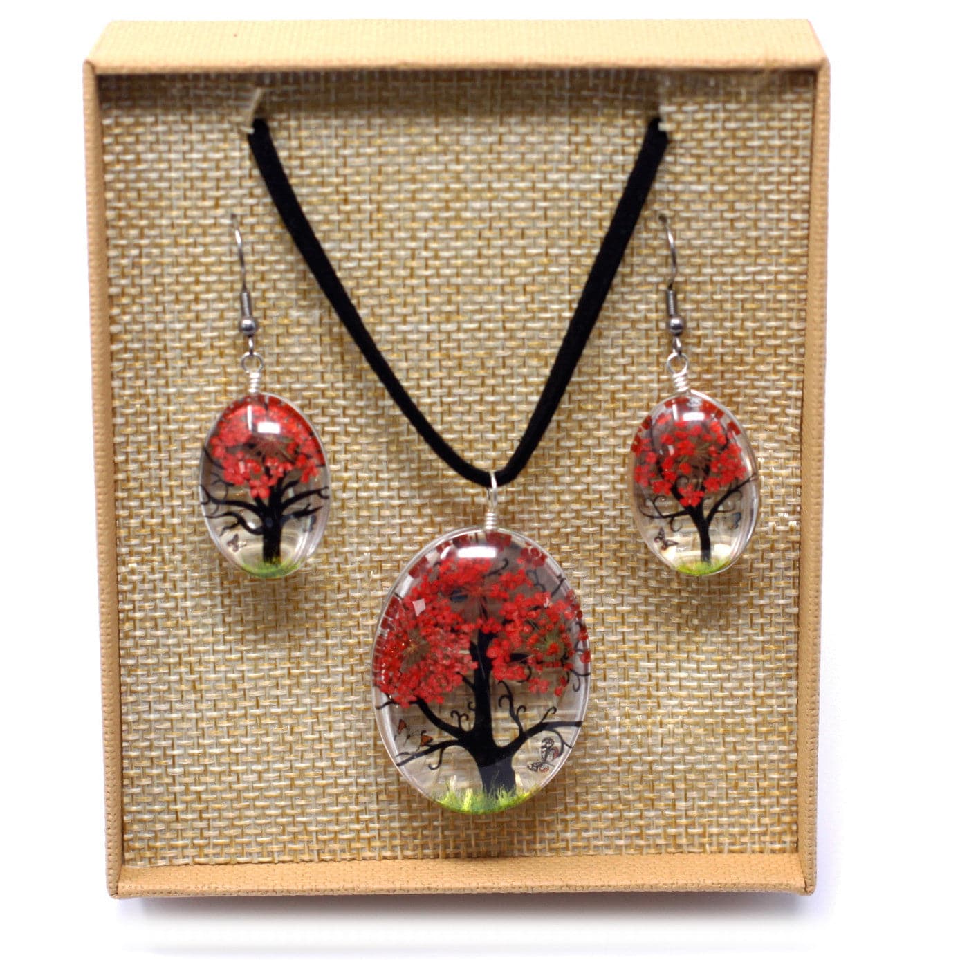 Pressed Flowers - Tree of Life set - Coral - best price from Maltashopper.com PFJ-06