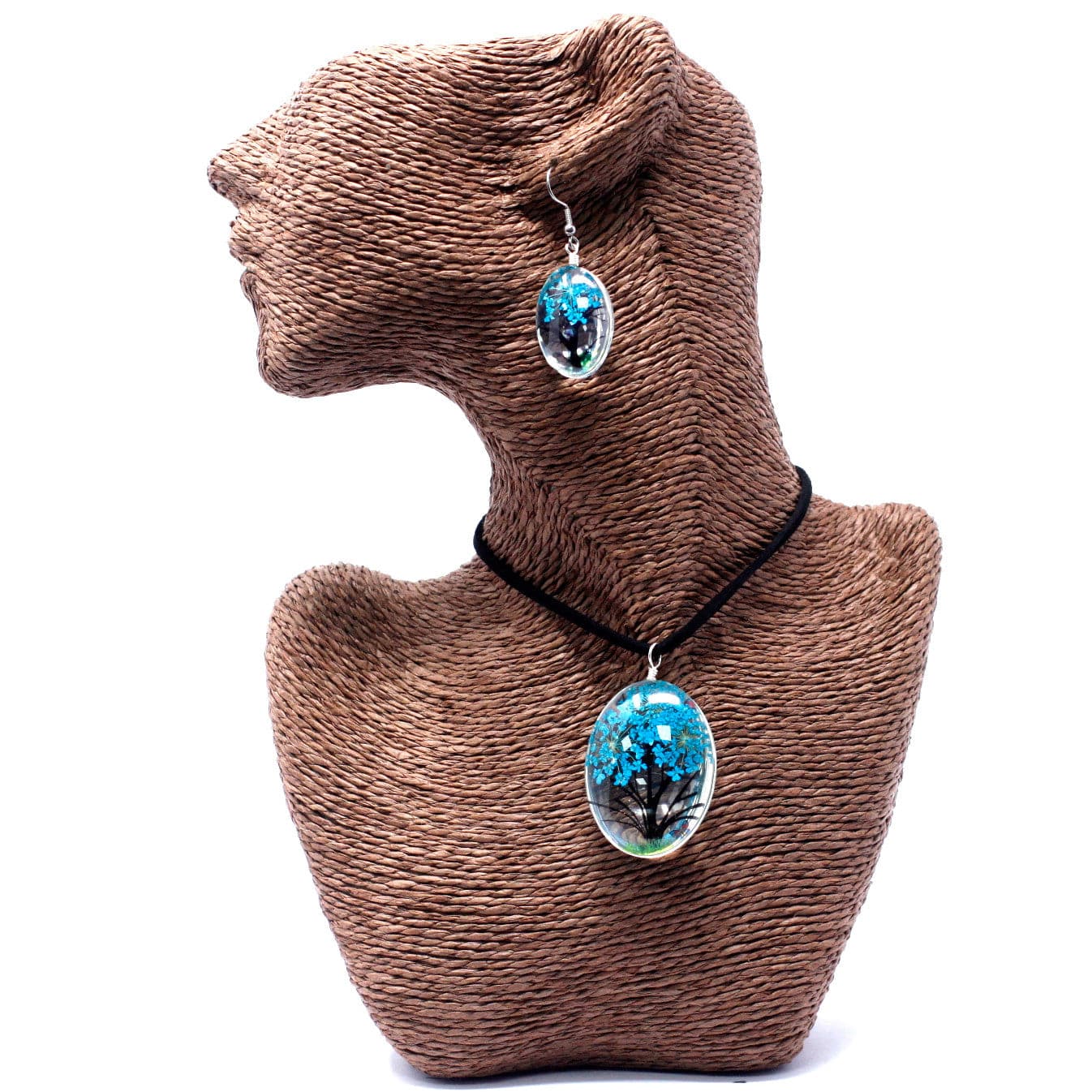 Pressed Flowers - Tree of Life set - Teal - best price from Maltashopper.com PFJ-07