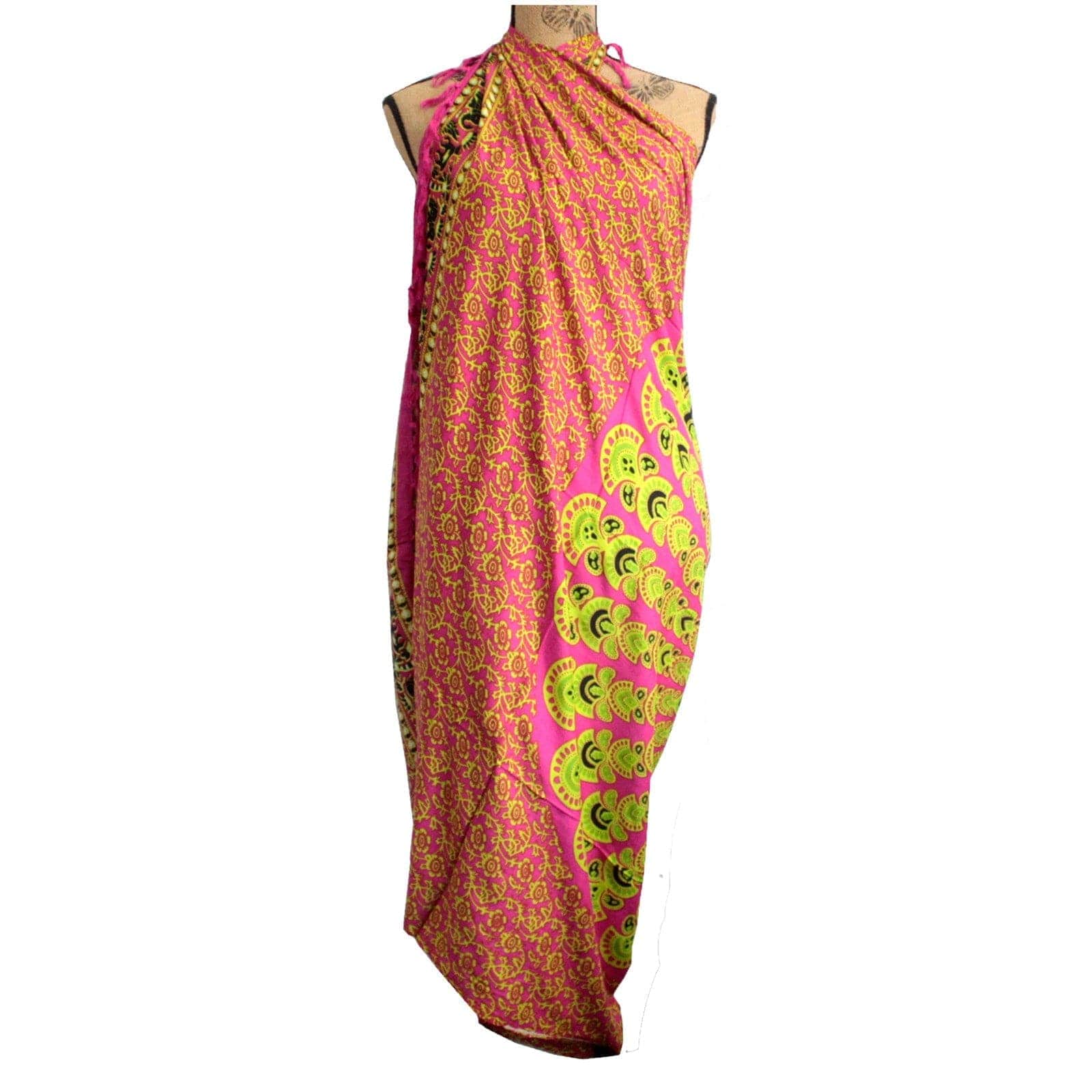 Ruby Lime Mandela Sarong