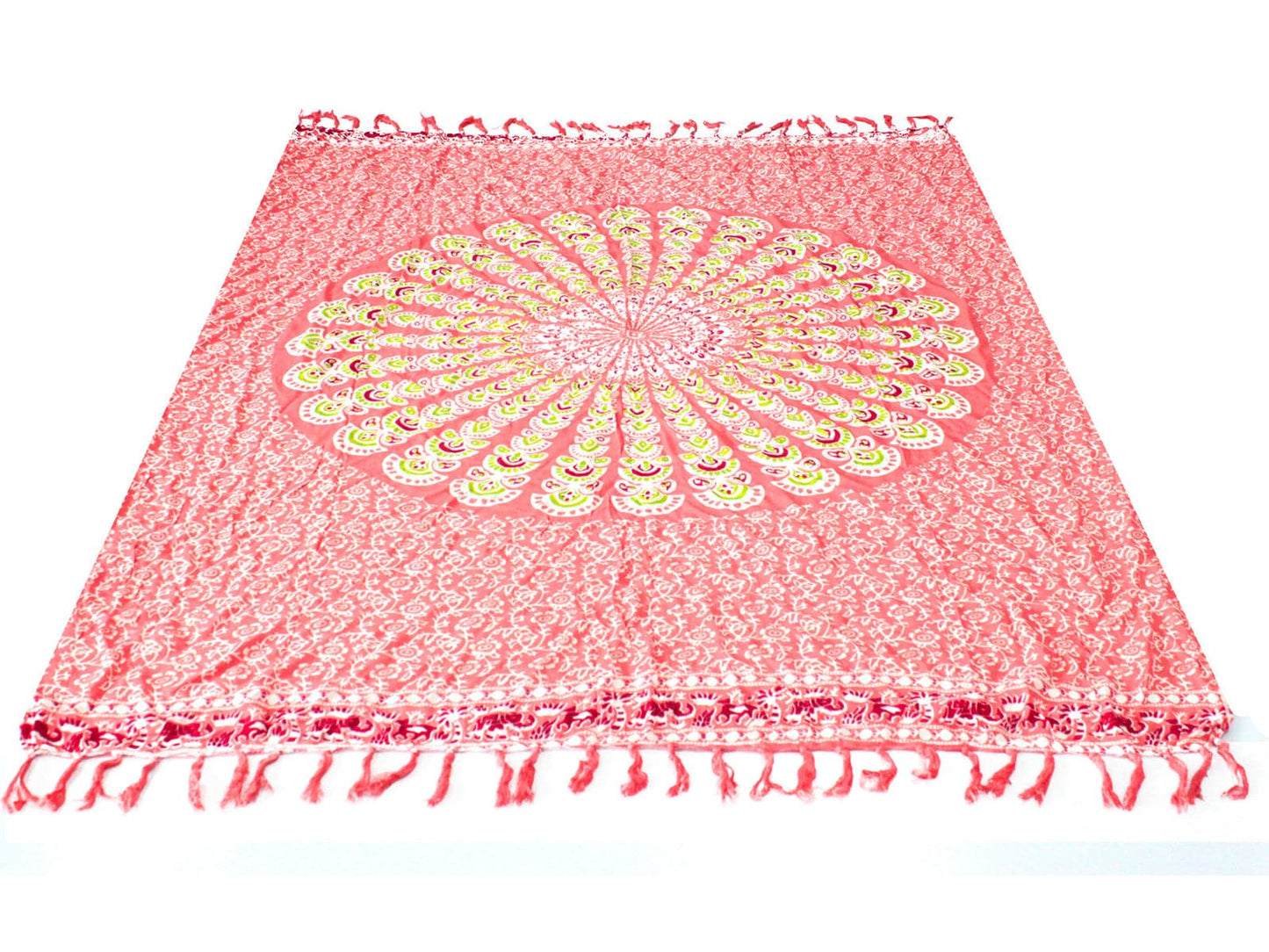 Bliss Pink Rose Mandela Sarong