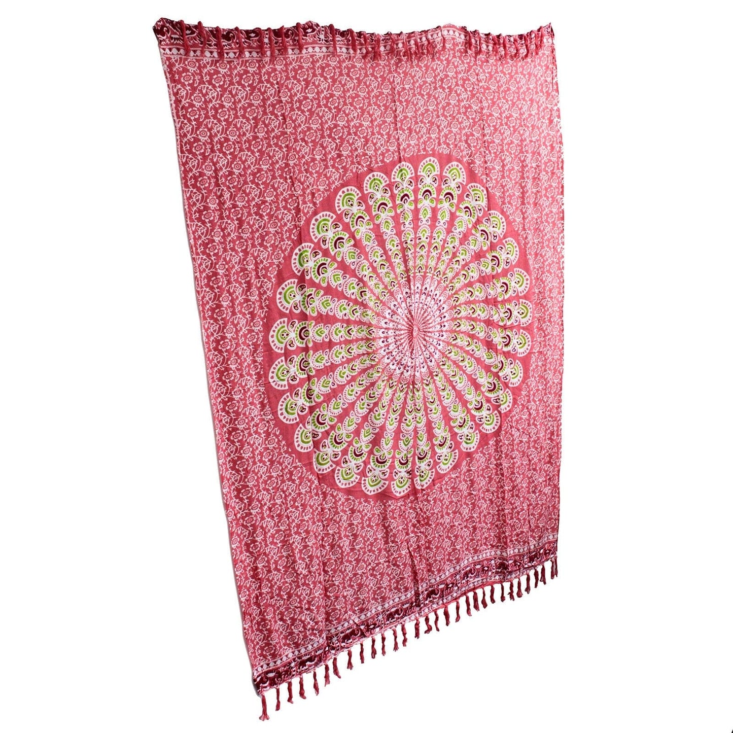 Bliss Pink Rose Mandela Sarong