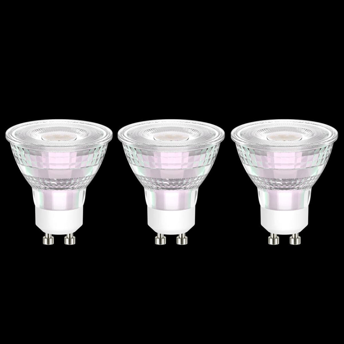 3 LED BULBS GU10 50W CLEAR NATURAL LIGHT - best price from Maltashopper.com BR420007289
