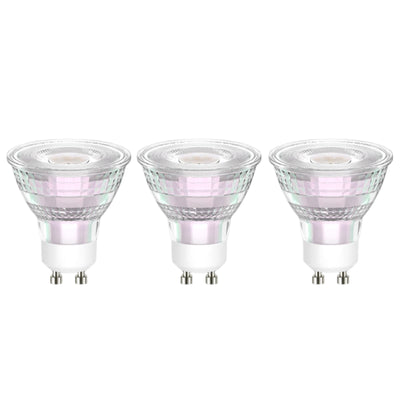 3 LED BULBS GU10 50W CLEAR WARM LIGHT - best price from Maltashopper.com BR420007288