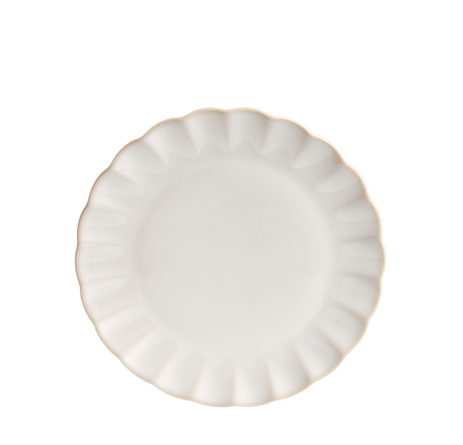 DAHLIA White plate - best price from Maltashopper.com CS679602
