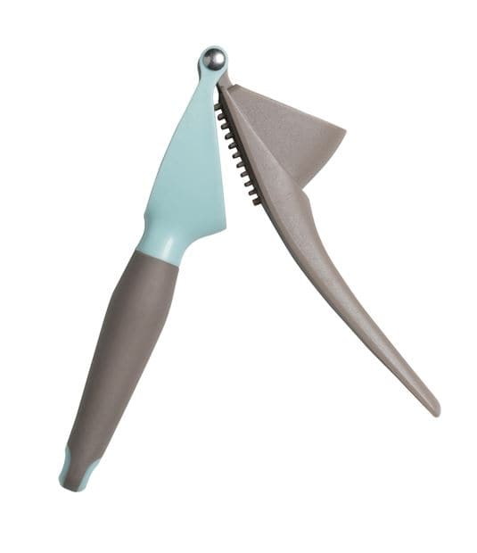 CASA KITCHEN Garlic press gray, blue H 19 x W 5 x D 5 cm - best price from Maltashopper.com CS579733