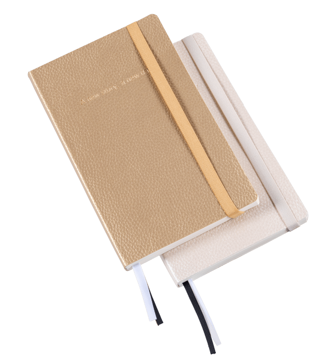 STORY Notebook, gold-plated