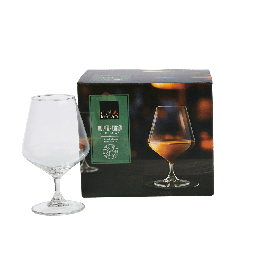 AFTER DINNER Cognac glass set of 4 transparent - best price from Maltashopper.com CS687085