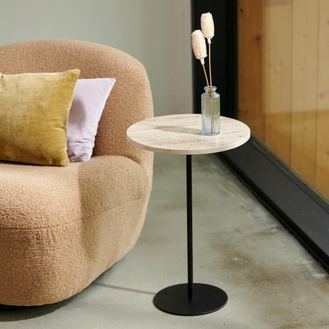 TREVOR Beige coffee table