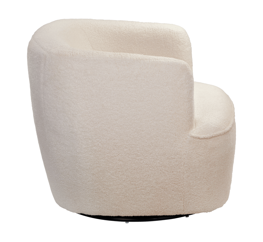 HARVEY White armchair - best price from Maltashopper.com CS681737