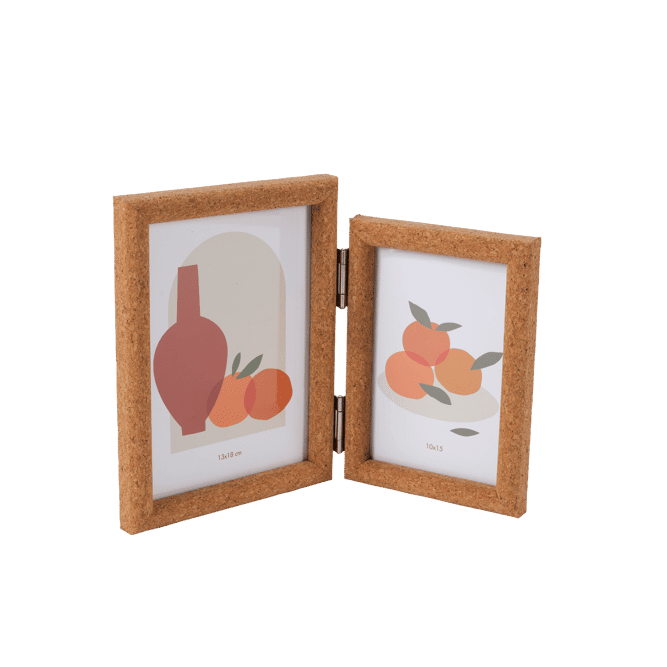 Casa CORKI Natural photo frame, H 20 x W 15 x D 1,8 cm