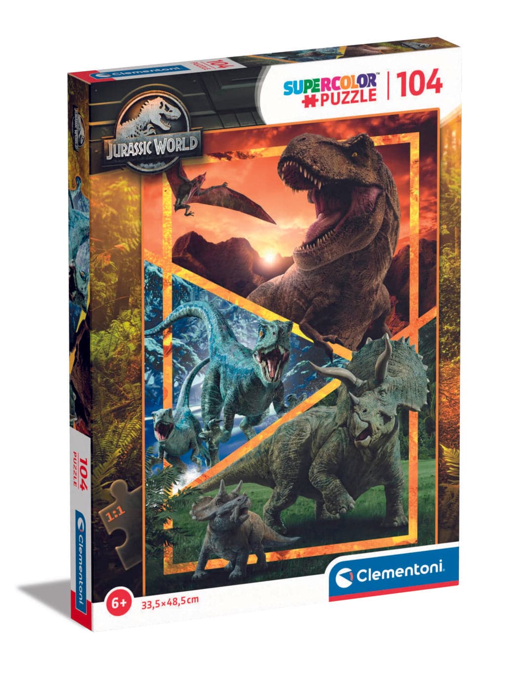 Jurassic World - 104 pezzi SUPER