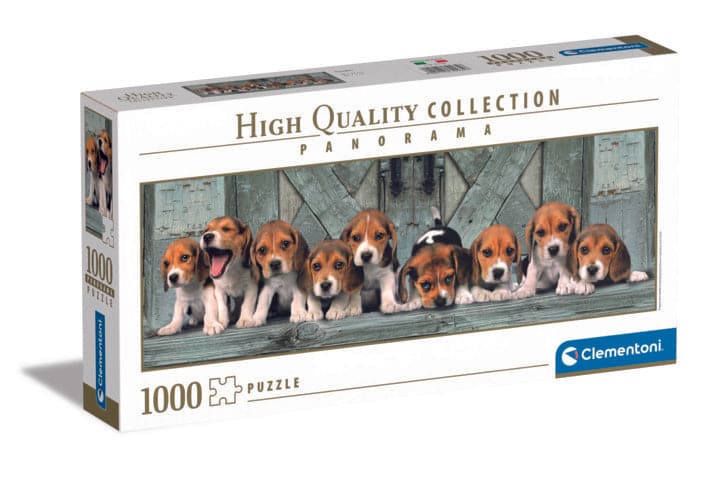 1000 Piece Puzzle - Panorama - Beagles