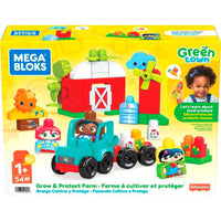 MEGA BLOKS Fisher Price Toddler Building Blocks, Green Town Sort & Recycle Squad