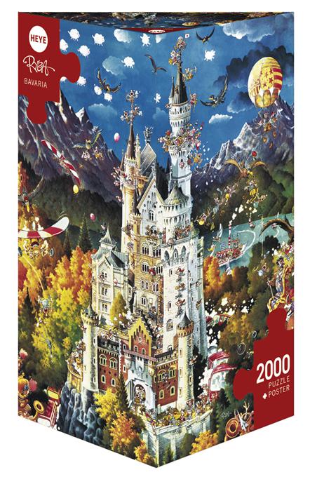 2000 Piece Puzzle - Triangular: Bavaria, Ryba