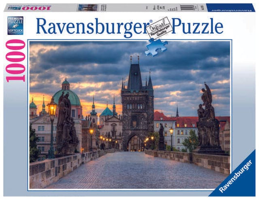 1000 Piece Puzzle - Photos & Landscapes: The walk across the Charles Bridge