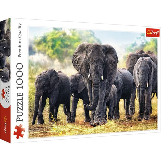 Toys 1000 Piece Puzzle - African Elephants