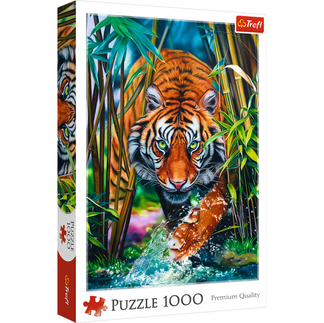 1000 Piece Puzzle Grasping Tiger