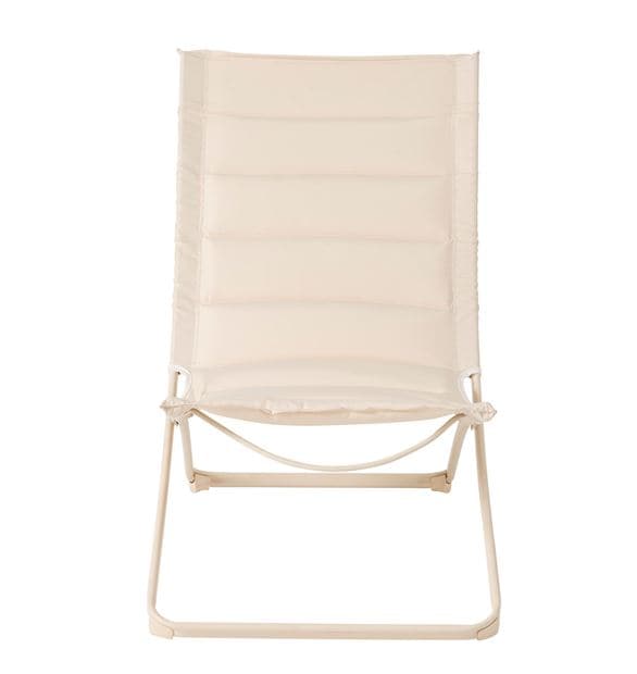 LIZA Beige folding chair H 87 x W 57 x D 85 cm - best price from Maltashopper.com CS667800