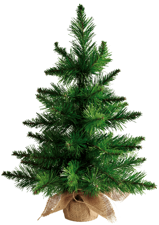 X-MAS Mini green Christmas tree H 45 cm