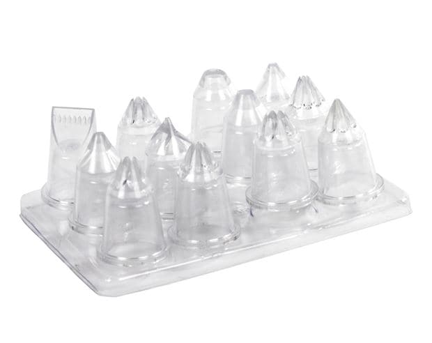 CREAMY Transparent pastry bag set H 7 x W 18 x D 13.5 cm - best price from Maltashopper.com CS529564