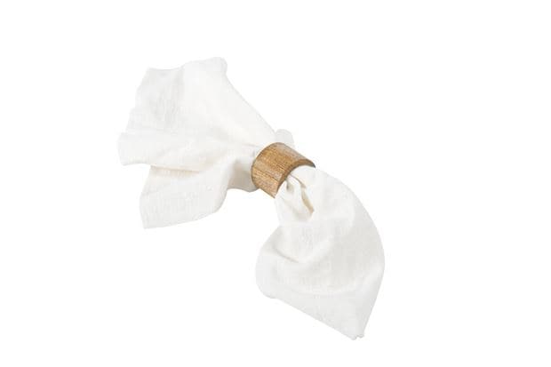 PURE LUXURY Brown napkin ring H 4 x W 5 x D 5 cm - best price from Maltashopper.com CS657209