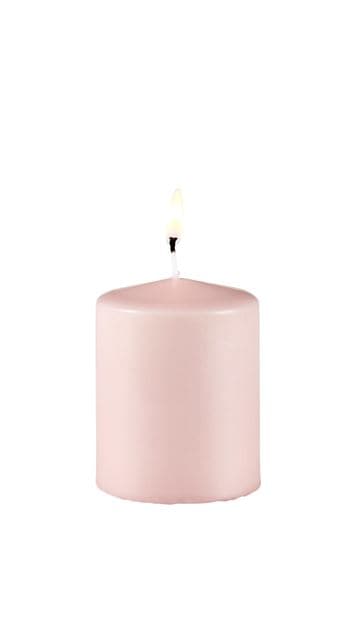 PURE Pink cylindrical candle H 9 cm - Ø 7 cm - best price from Maltashopper.com CS664237