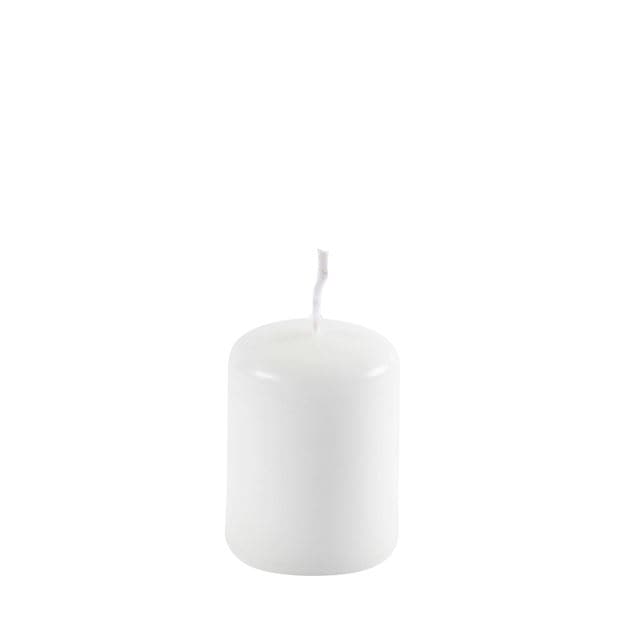 CYLINDER Ivory cylindrical candle H 5 cm - Ø 4 cm - best price from Maltashopper.com CS163517