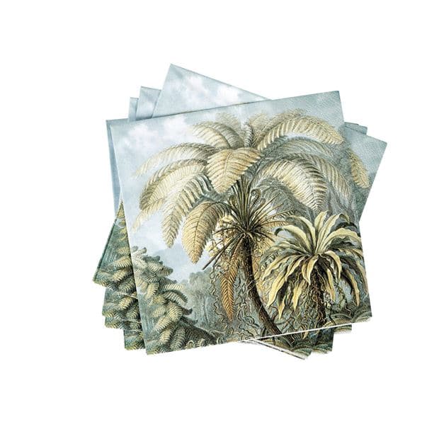 PALMEN Set of 20 green napkins W 33 x L 33 cm - best price from Maltashopper.com CS667275