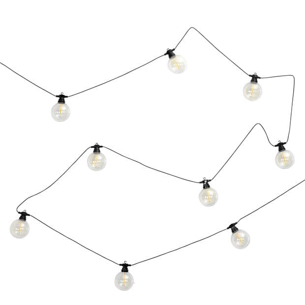 Casa BILL Luminous wire 10 external transparent LEDs Ø 12 cm