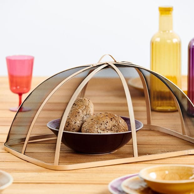 BAMBOO Food cover black W 33 x L 43 cm