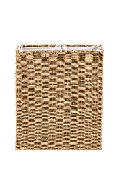 Casa SEAGRASS XL basket, natural linen H 70 x W 60 x D 28 cm