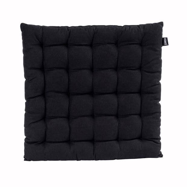 RONNA Black cushion W 40 x L 40 cm