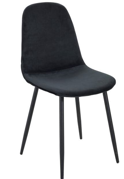 SILKE Black table chair H 86.5 x W 52 x D 41 cm - best price from Maltashopper.com CS611226