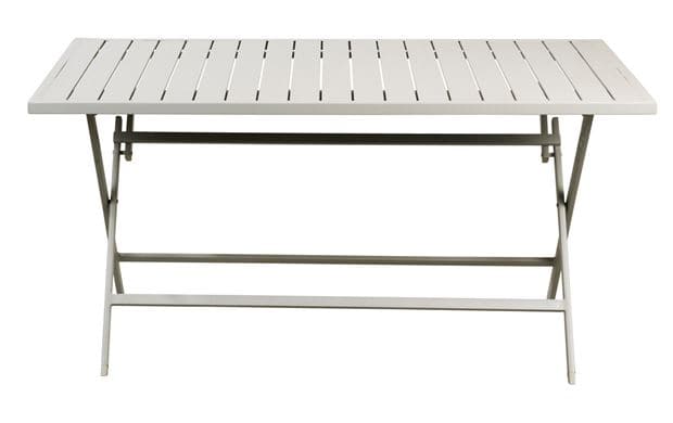 MONACO Gray folding table H 74 x W 146 x D 80 cm