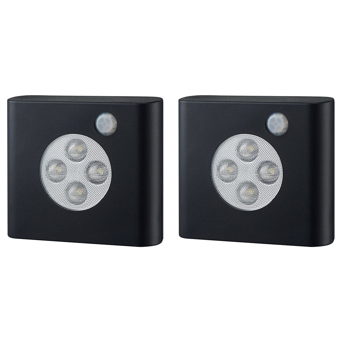OLEBY Wardrobe/sensor lighting - black 2 pieces , - best price from Maltashopper.com 80448591