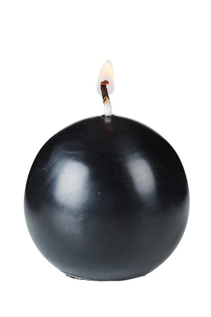 BOLA Black spherical candleØ 6 cm - best price from Maltashopper.com CS657909