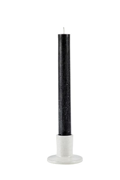 NORDI White candlestick H 6 cm - Ø 3 cm