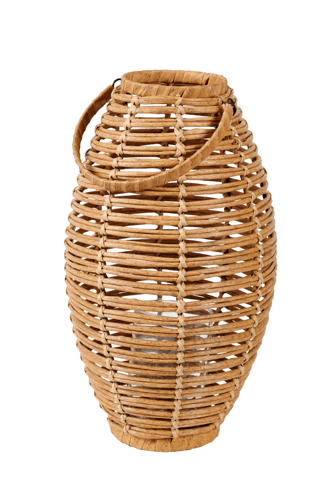 ELLIPS Natural lantern H 45 cm - Ø 27 cm - best price from Maltashopper.com CS672910