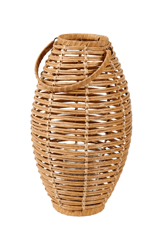 ELLIPS Natural lantern H 45 cm - Ø 27 cm - best price from Maltashopper.com CS672910