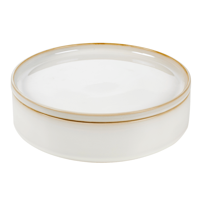 MINERAL MARBLE White plate Ø 26.5 cm - best price from Maltashopper.com CS666722