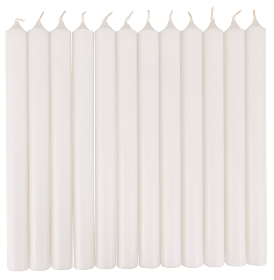 FINA Candles set of 12 white - best price from Maltashopper.com CS683921