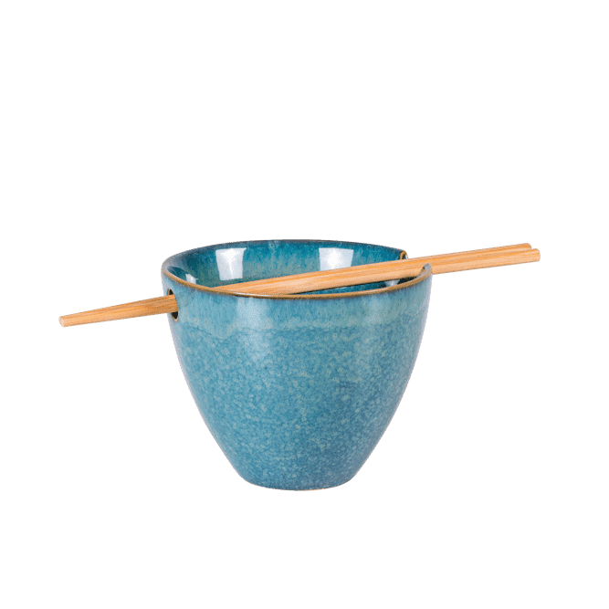 CASSIS Bowl with blue rods H 10 cm - Ø 13 cm - best price from Maltashopper.com CS673421