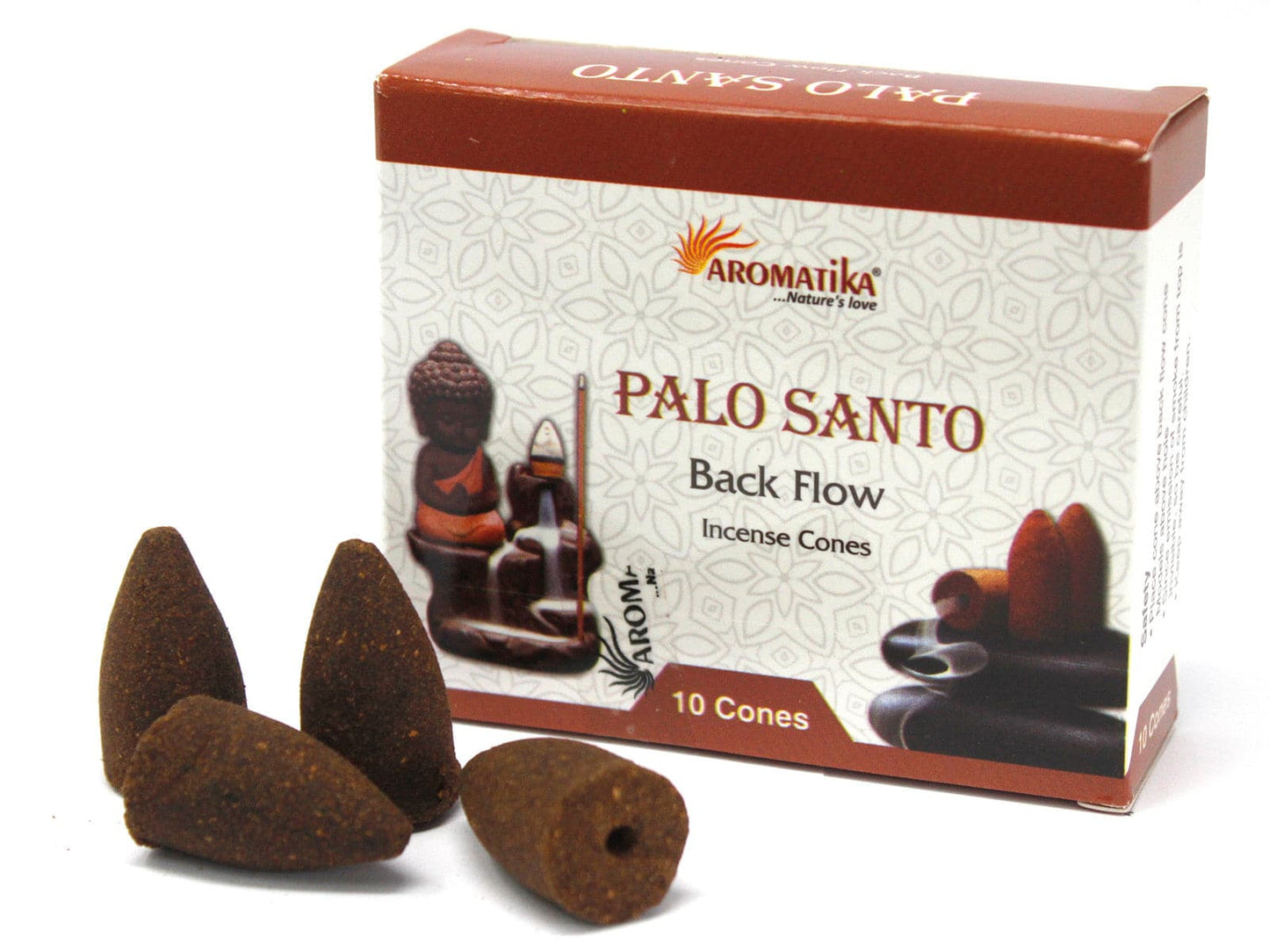 Aromatica Backflow Incense Cones - Nag Champa - best price from Maltashopper.com AROMABF-04